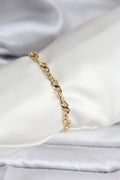 Mey İthalat® 14K Gold Renk Kaplama Zincir Model CM Kadın Bileklik