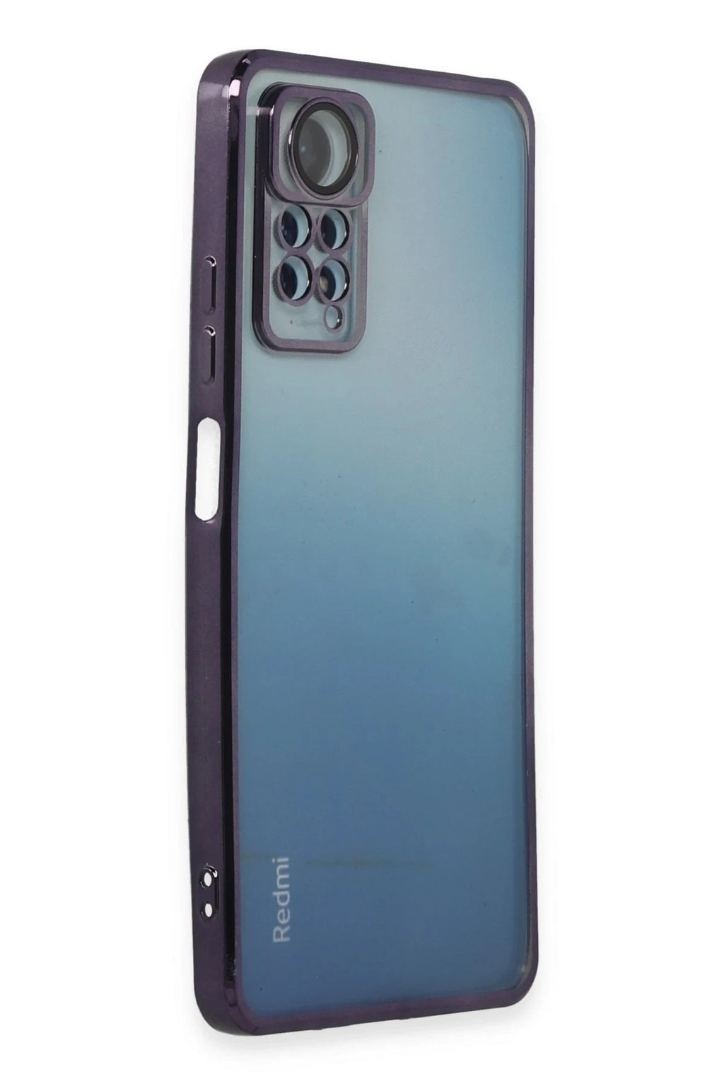 Mey İthalat® Redmi Note 11 Pro Kılıf Lensli Silikon - Mor