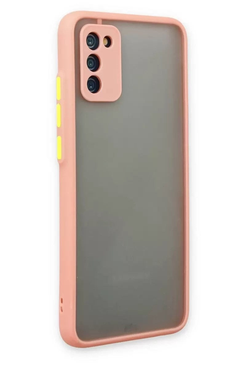 Mey İthalat® Samsung Galaxy A02S Kılıf Montreal Silikon Kapak - Pembe