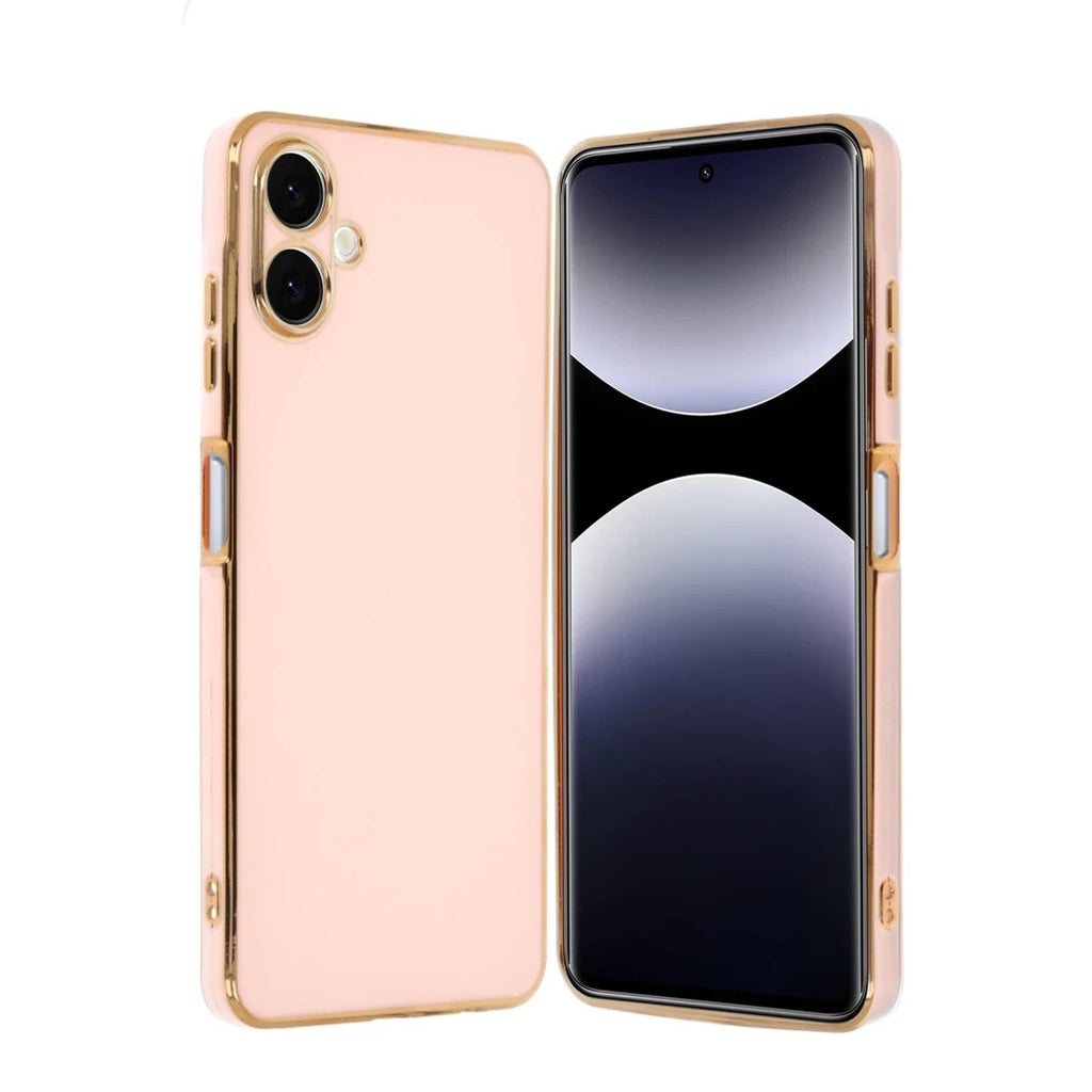 Mey İthalat® Samsung Galaxy A06 Kılıf Volet Silikon - Pembe