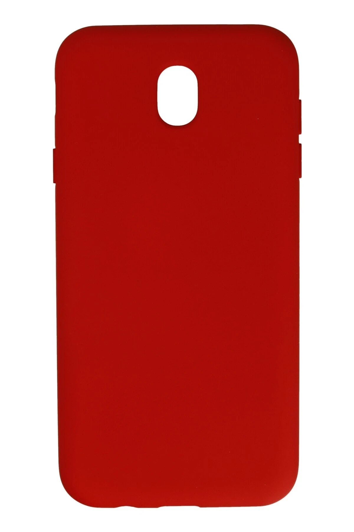 Mey İthalat® Samsung Galaxy J7 Pro / J730 Kılıf Nano içi Kadife Silikon - Kırmızı