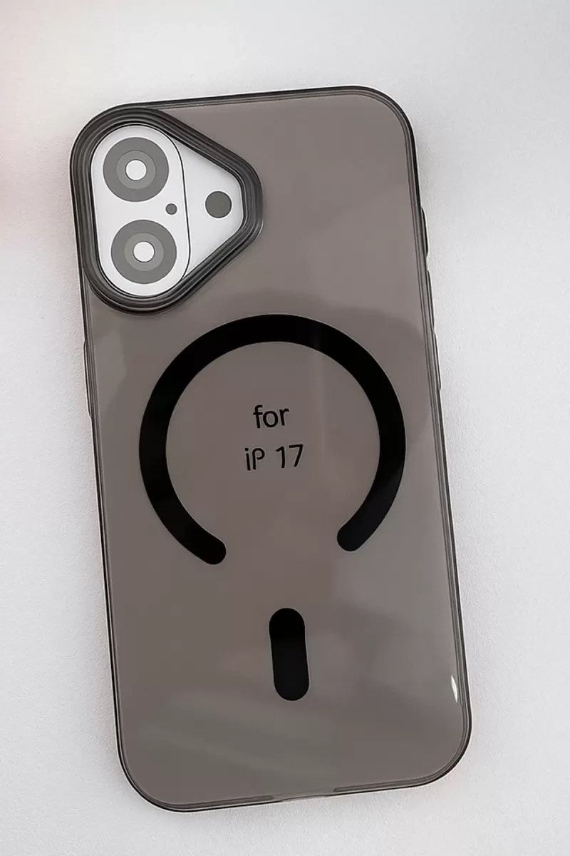 Mey İthalat® iPhone 17 PC Blank Magsafe Kapak - Siyah