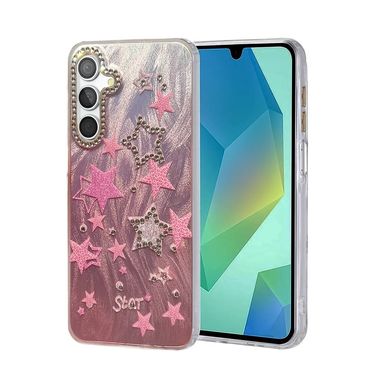 Mey İthalat® Samsung Galaxy A15 4G Kılıf Blade Aynalı Desenli Kapak - Desen 7