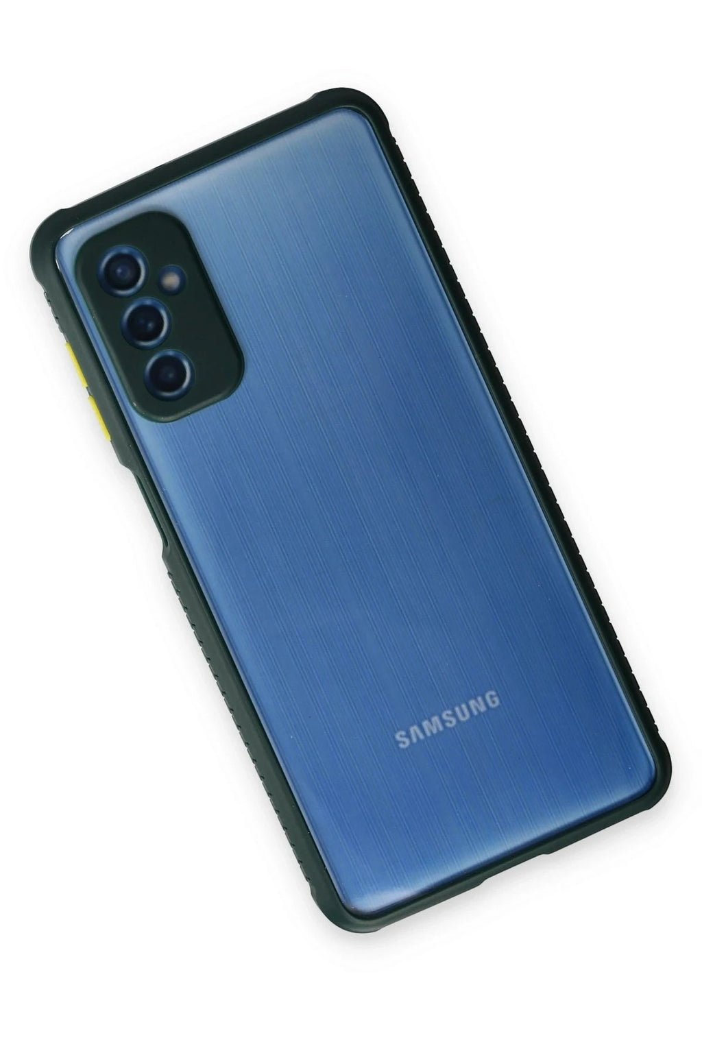Mey İthalat® Samsung Galaxy M52 5G Kılıf Miami Şeffaf Silikon - Koyu Yeşil