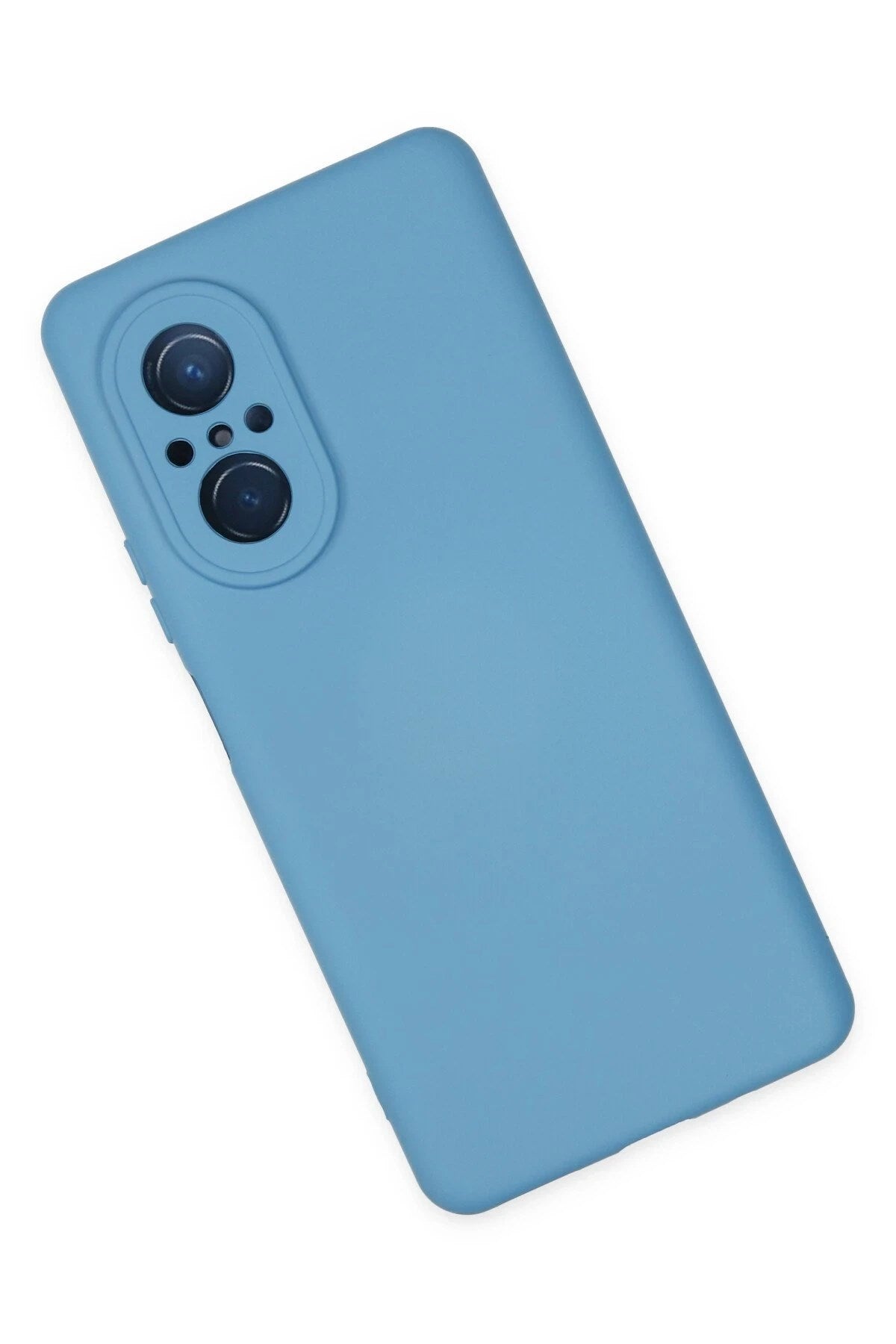 Mey İthalat® Huawei Nova 9 SE Kılıf Nano içi Kadife Silikon - Mavi