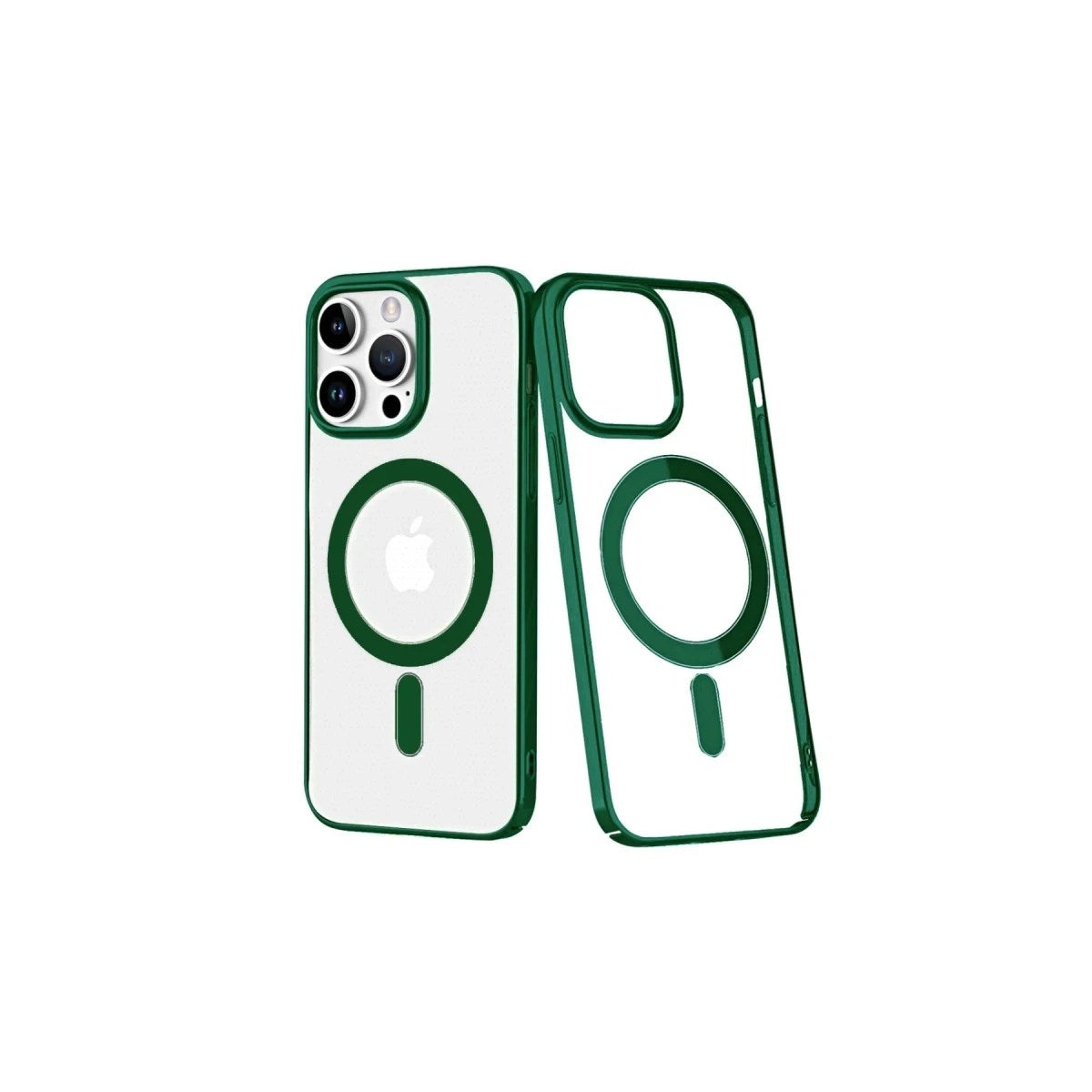 Mey İthalat® iPhone 14 Pro Kılıf Element Magneticsafe Sert Kapak - Köknar Yeşili