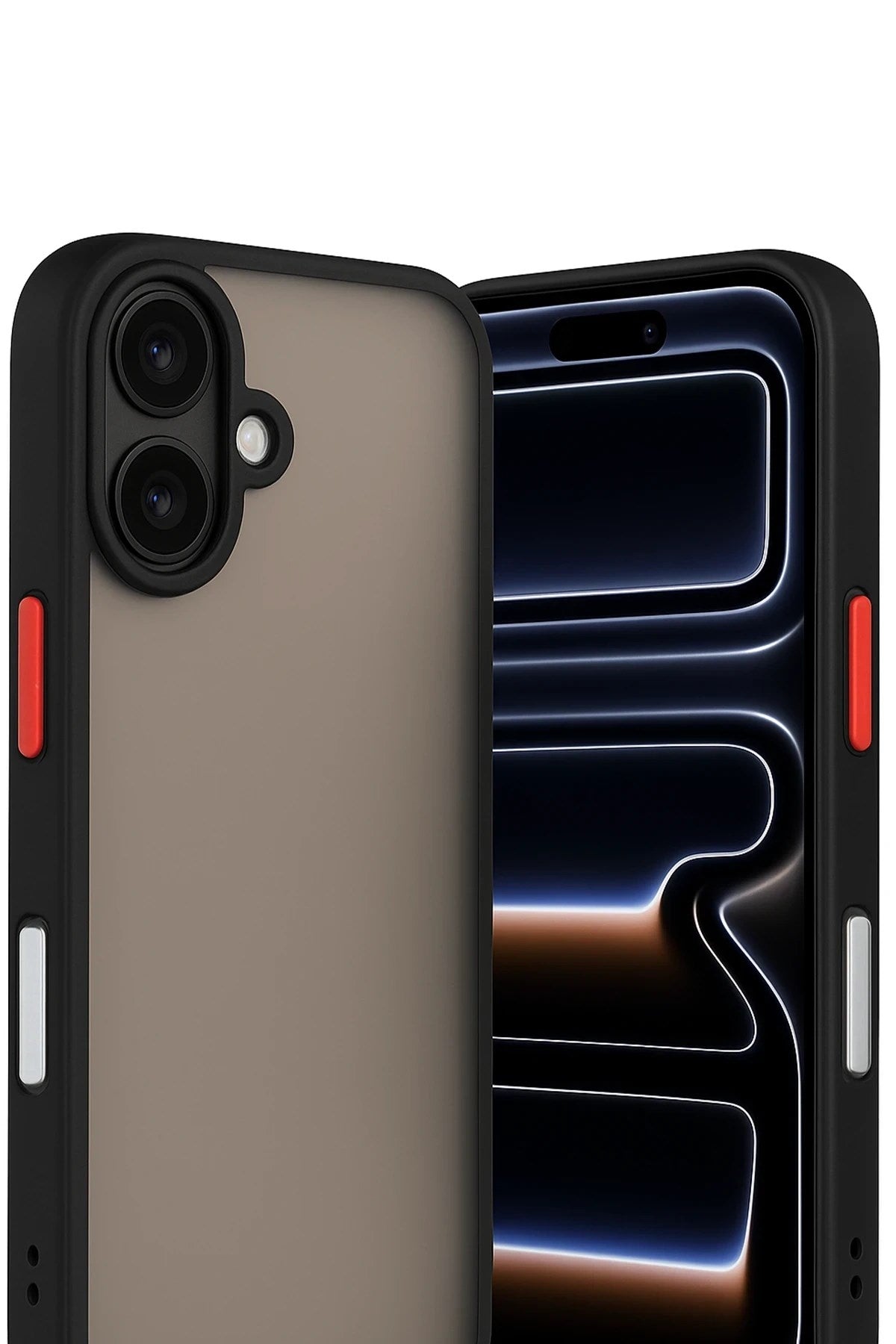 Mey İthalat® iPhone 17 Kılıf Montreal Silikon Kapak - Siyah