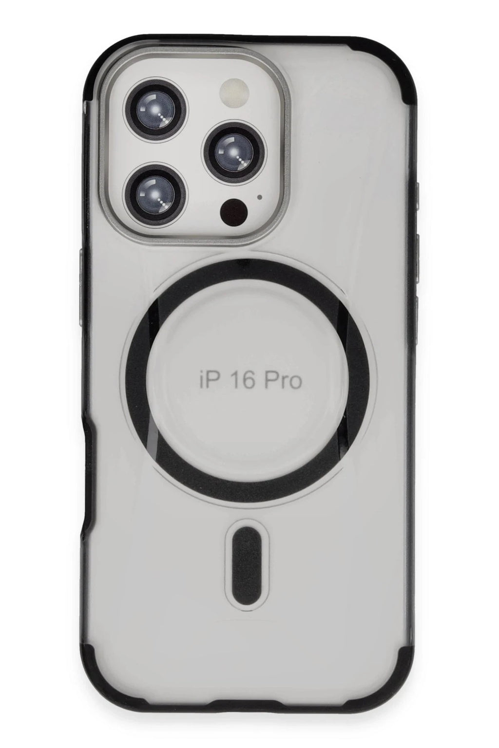 Mey İthalat® iPhone 16 Pro Max Hilton Magsafe Kapak - Siyah