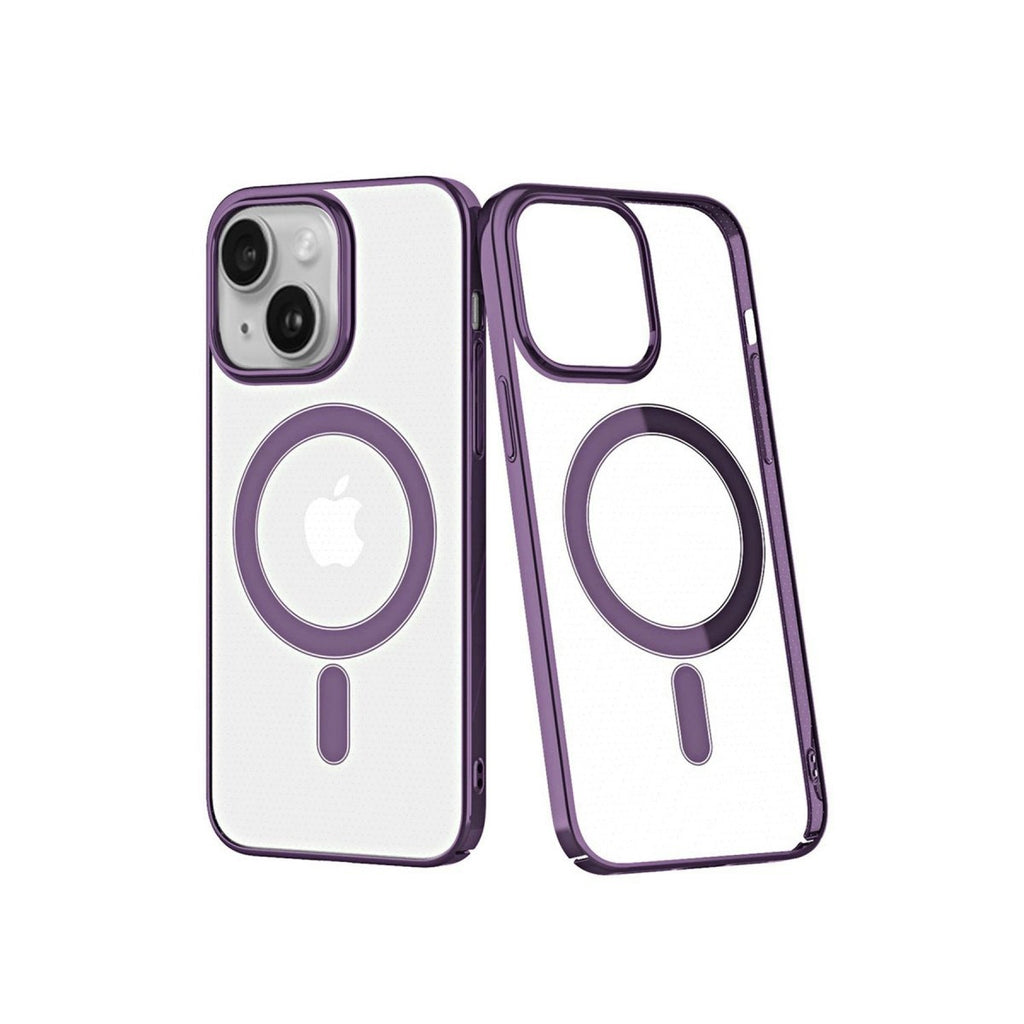 Mey İthalat® iPhone 14 Plus Kılıf Element Magneticsafe Sert Kapak - Mor