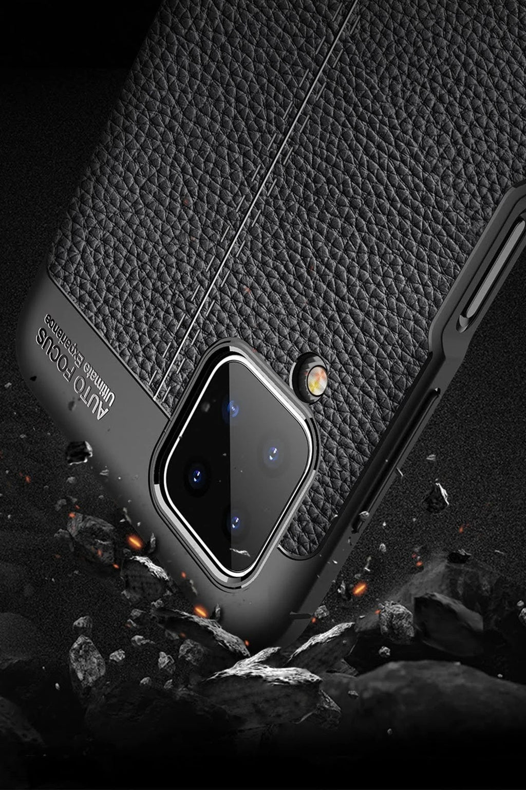 Mey İthalat® Samsung Galaxy A12 Kılıf Auto Focus Kapak - Kırmızı