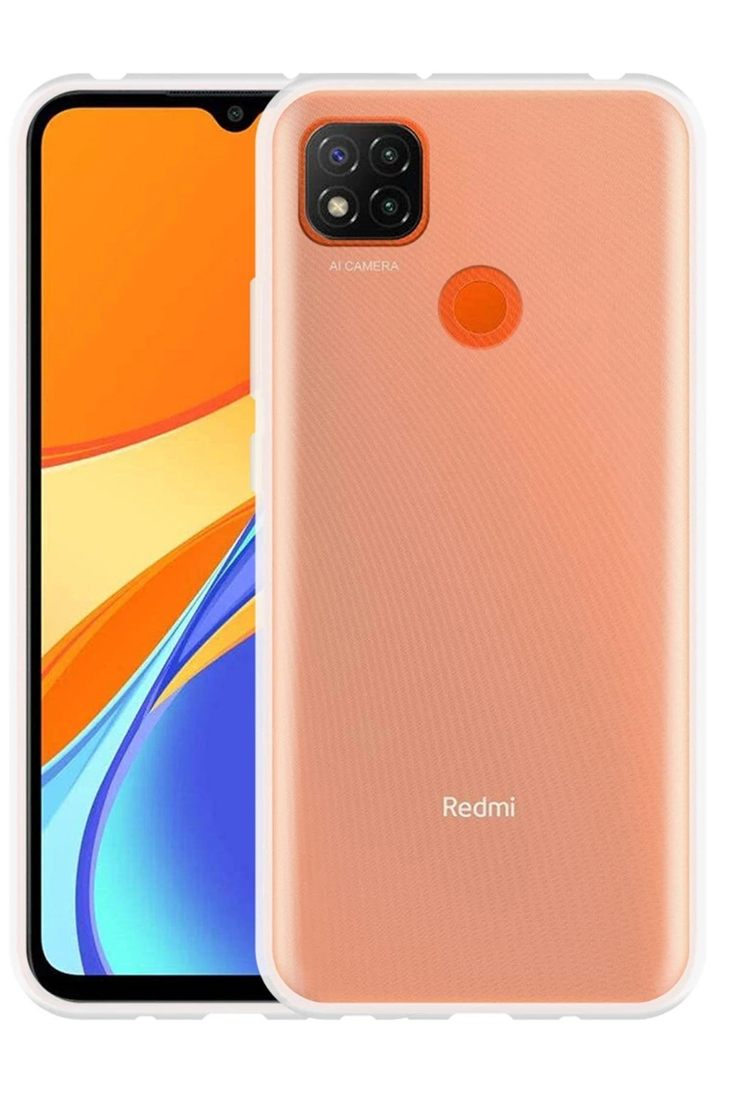 Mey İthalat® Redmi 9C Kılıf Lüx Şeffaf Silikon