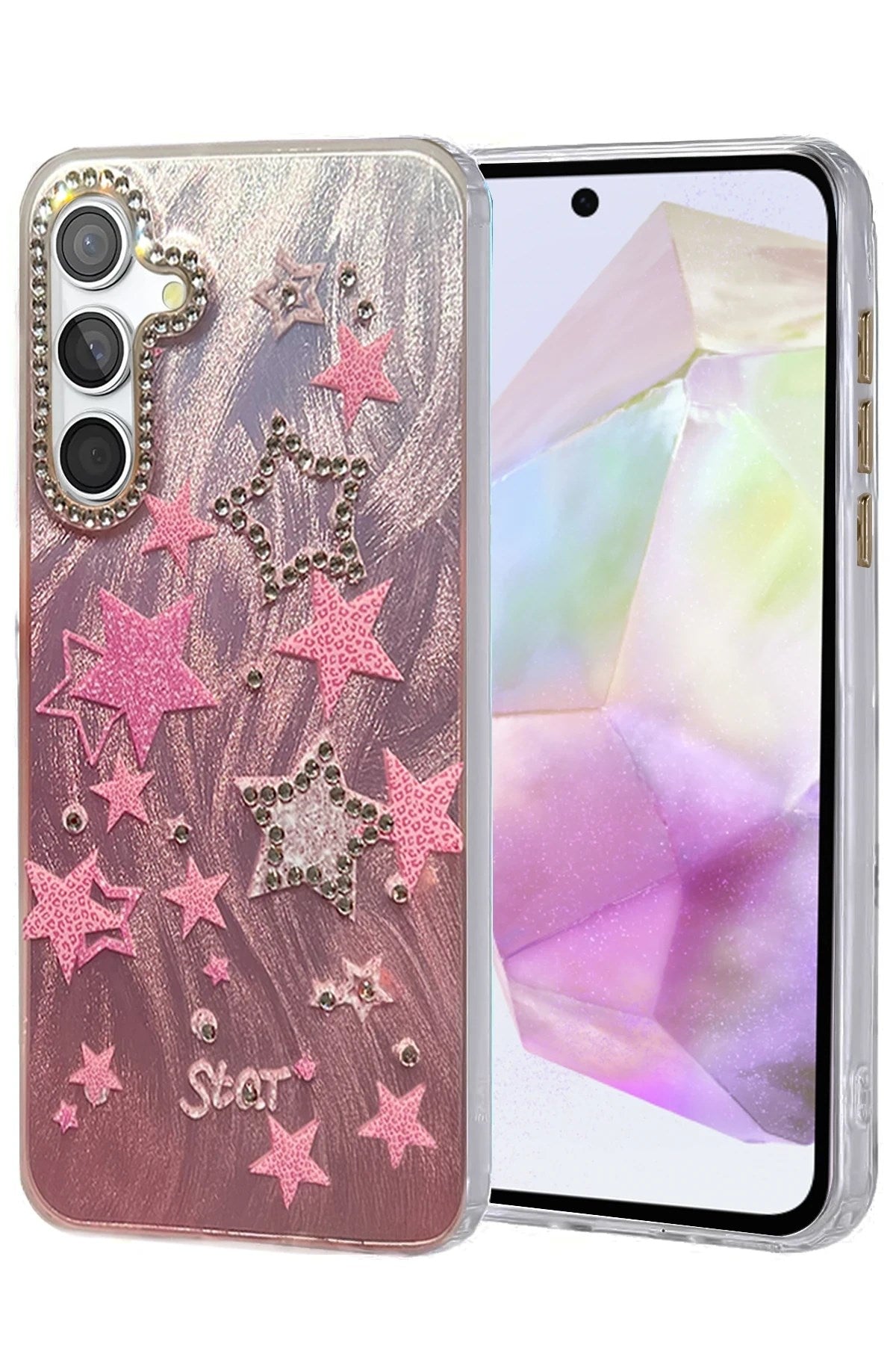 Mey İthalat® Samsung Galaxy A35 5G Kılıf Blade Aynalı Desenli Kapak - Desen 7