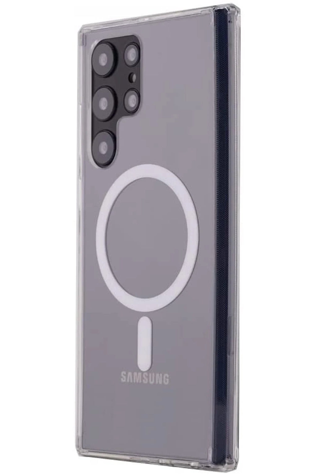 Mey İthalat® Samsung Galaxy S22 Ultra Kılıf Magneticsafe Şeffaf Silikon - Şeffaf