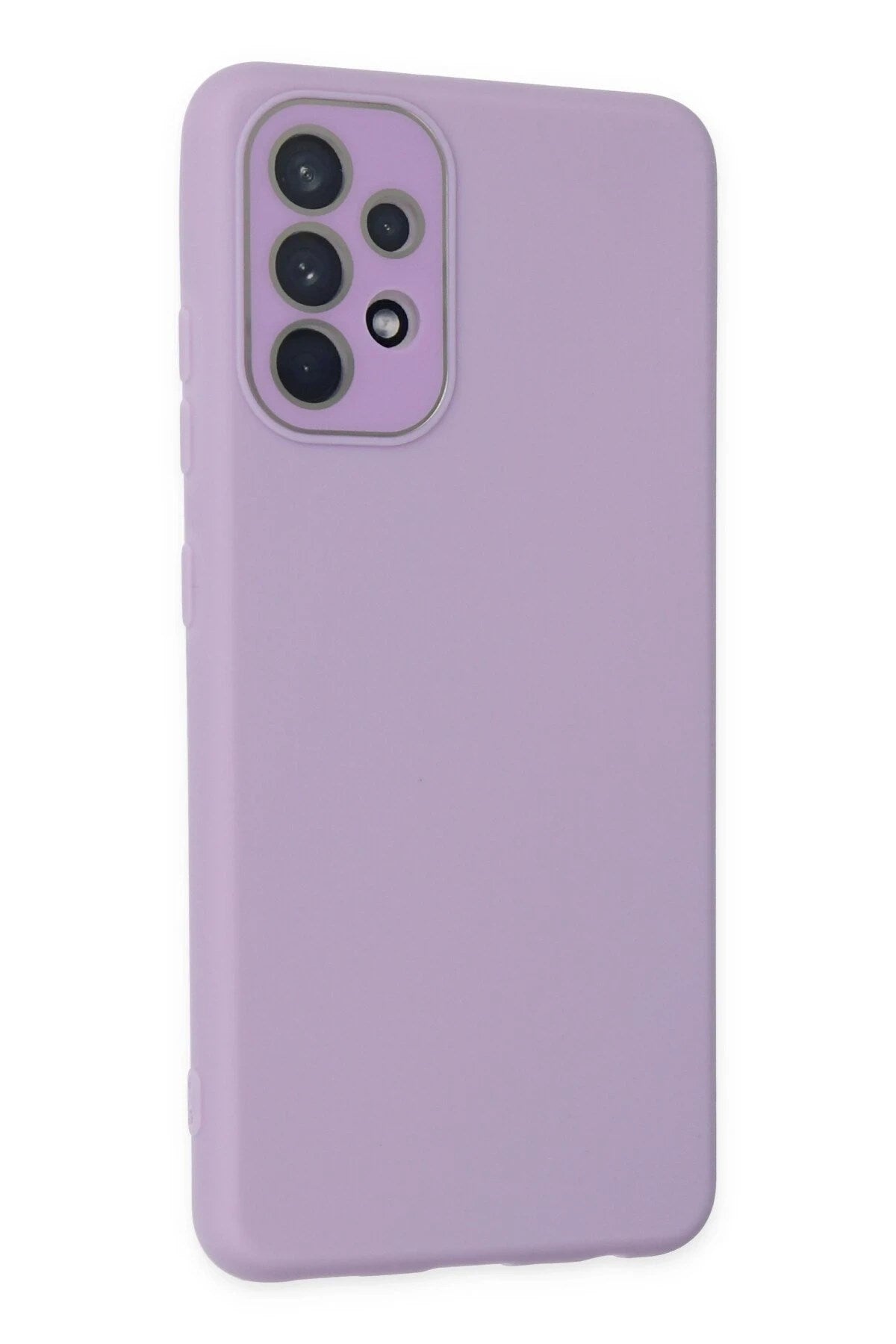 Mey İthalat® Samsung Galaxy A53 5G Kılıf Lansman Glass Kapak - Lila