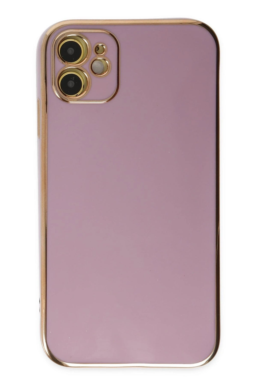 Mey İthalat® iPhone 12 Kılıf Volet Silikon - Mor