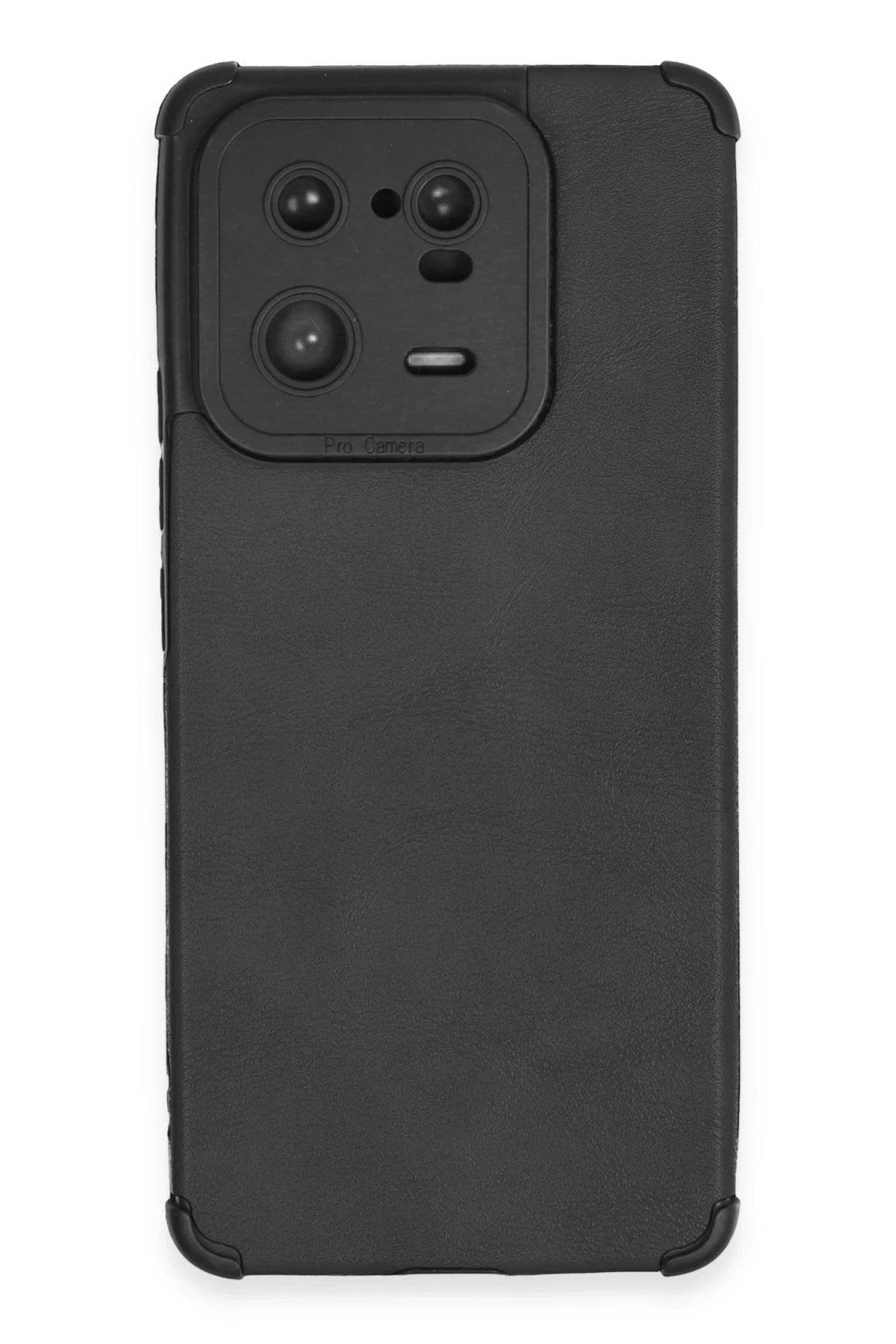 Mey İthalat® Mi 13 Pro Kılıf Loop Deri Silikon - Siyah