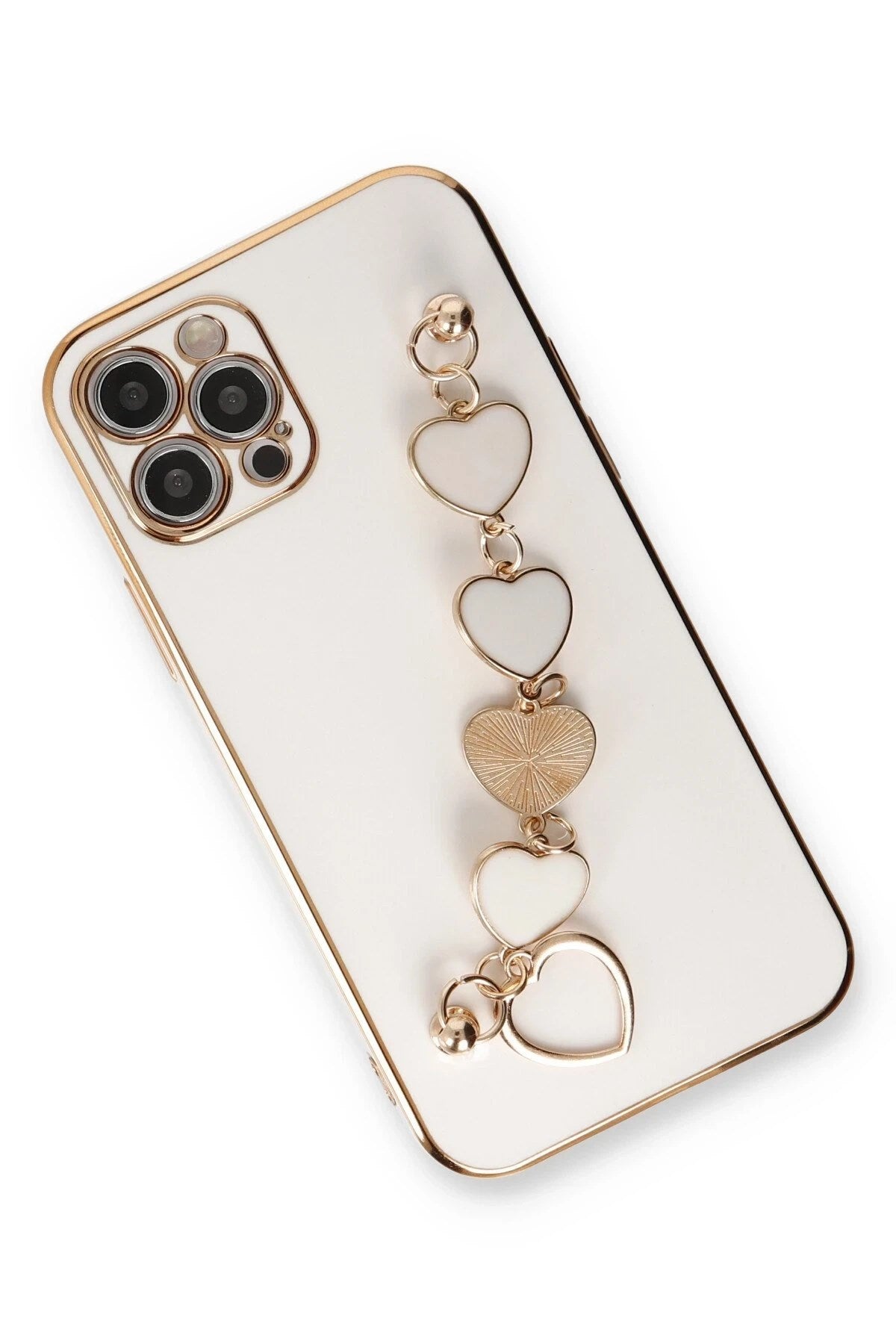 Mey İthalat® iPhone 12 Pro Max Kılıf Esila Silikon - Beyaz