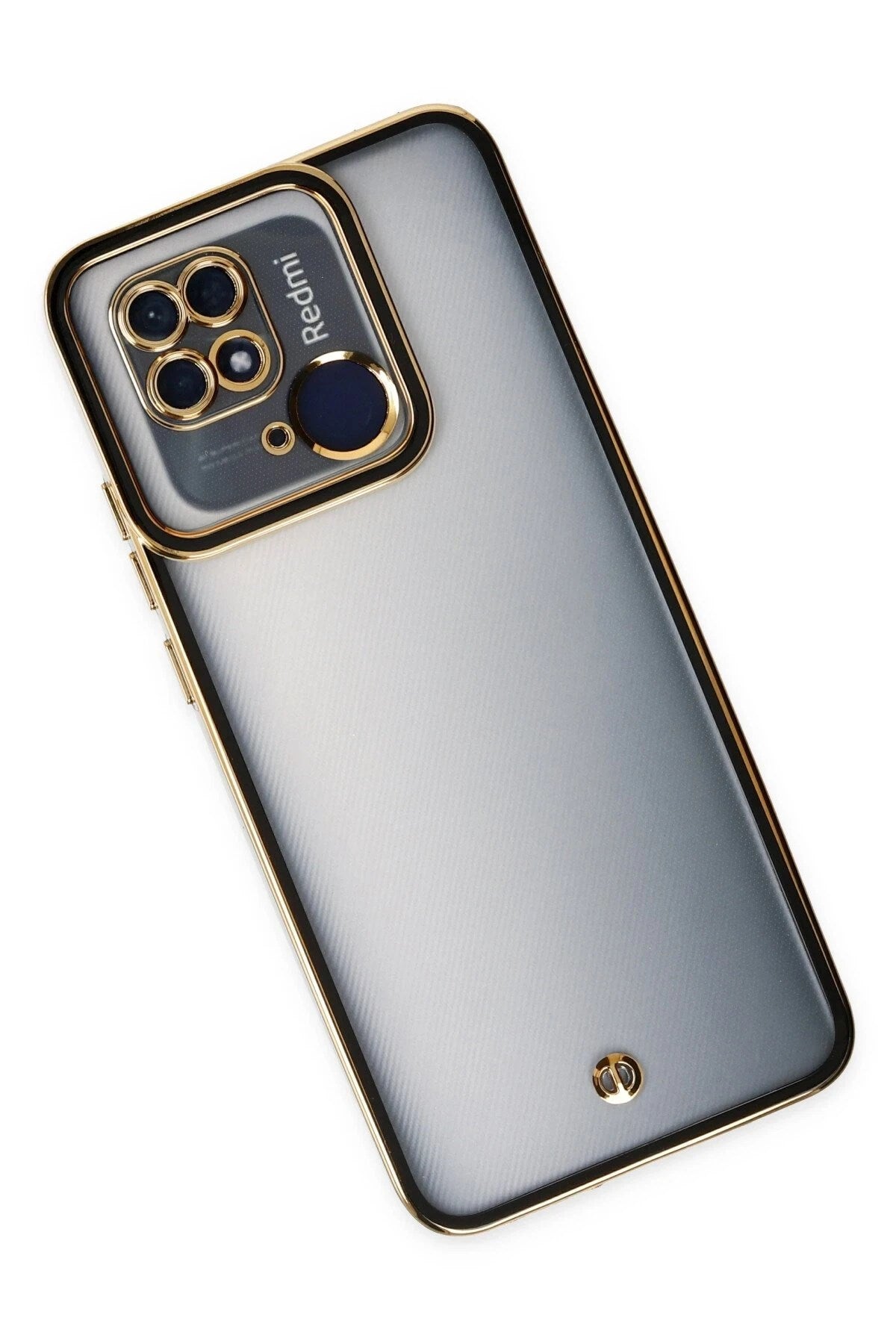 Mey İthalat® Redmi 10C Kılıf Liva Lens Silikon - Siyah