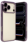 Mey İthalat® iPhone 17 Pro Lensli Silikon - Mor