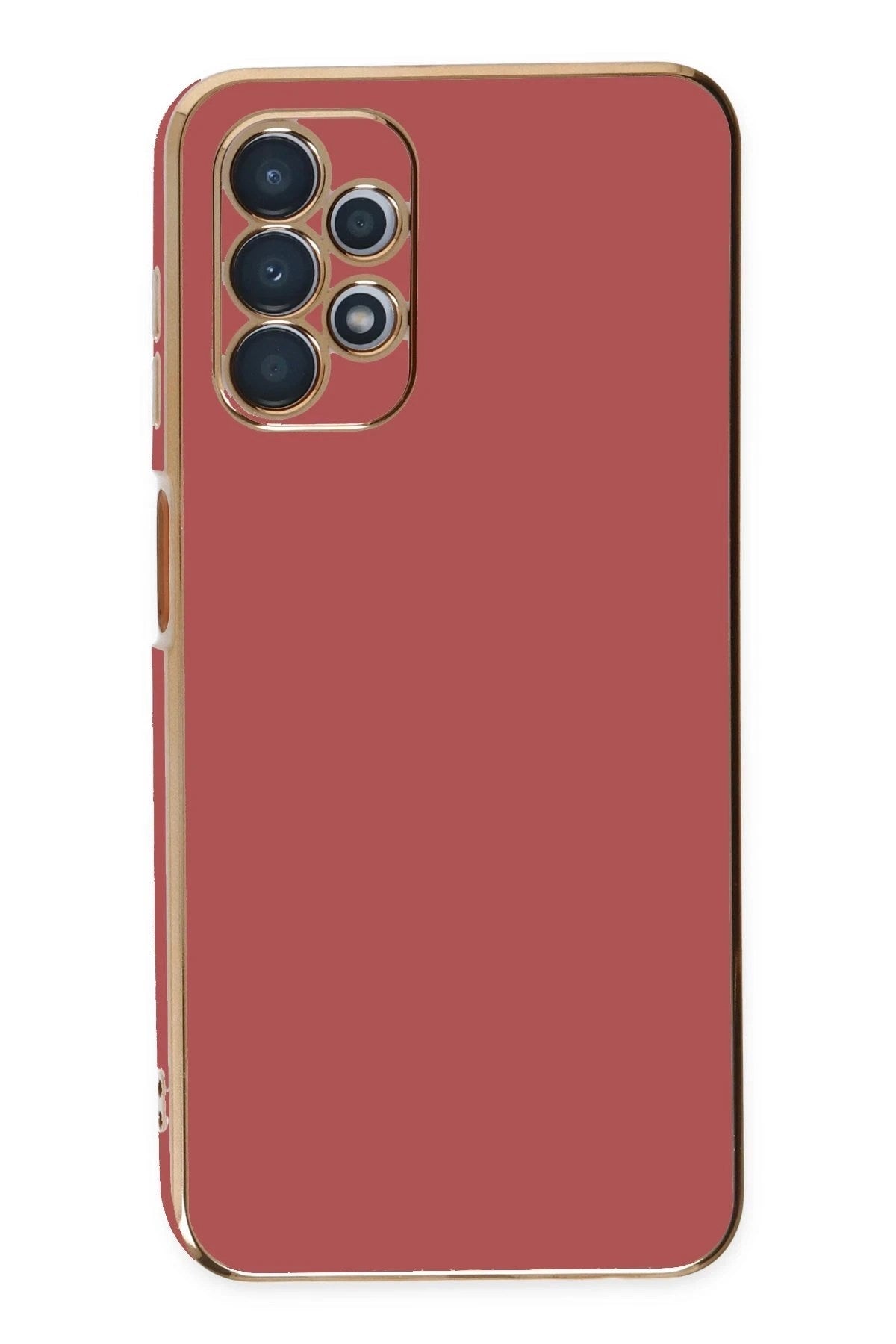 Mey İthalat® Samsung Galaxy A13 4G Kılıf Volet Silikon - Kırmızı
