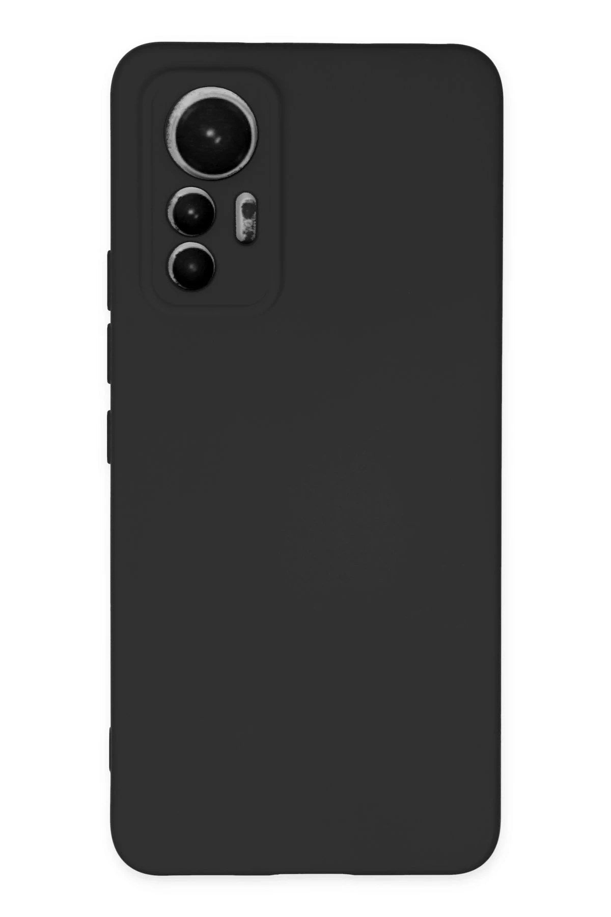 Mey İthalat® Mi 12 Lite Kılıf Nano içi Kadife Silikon - Siyah