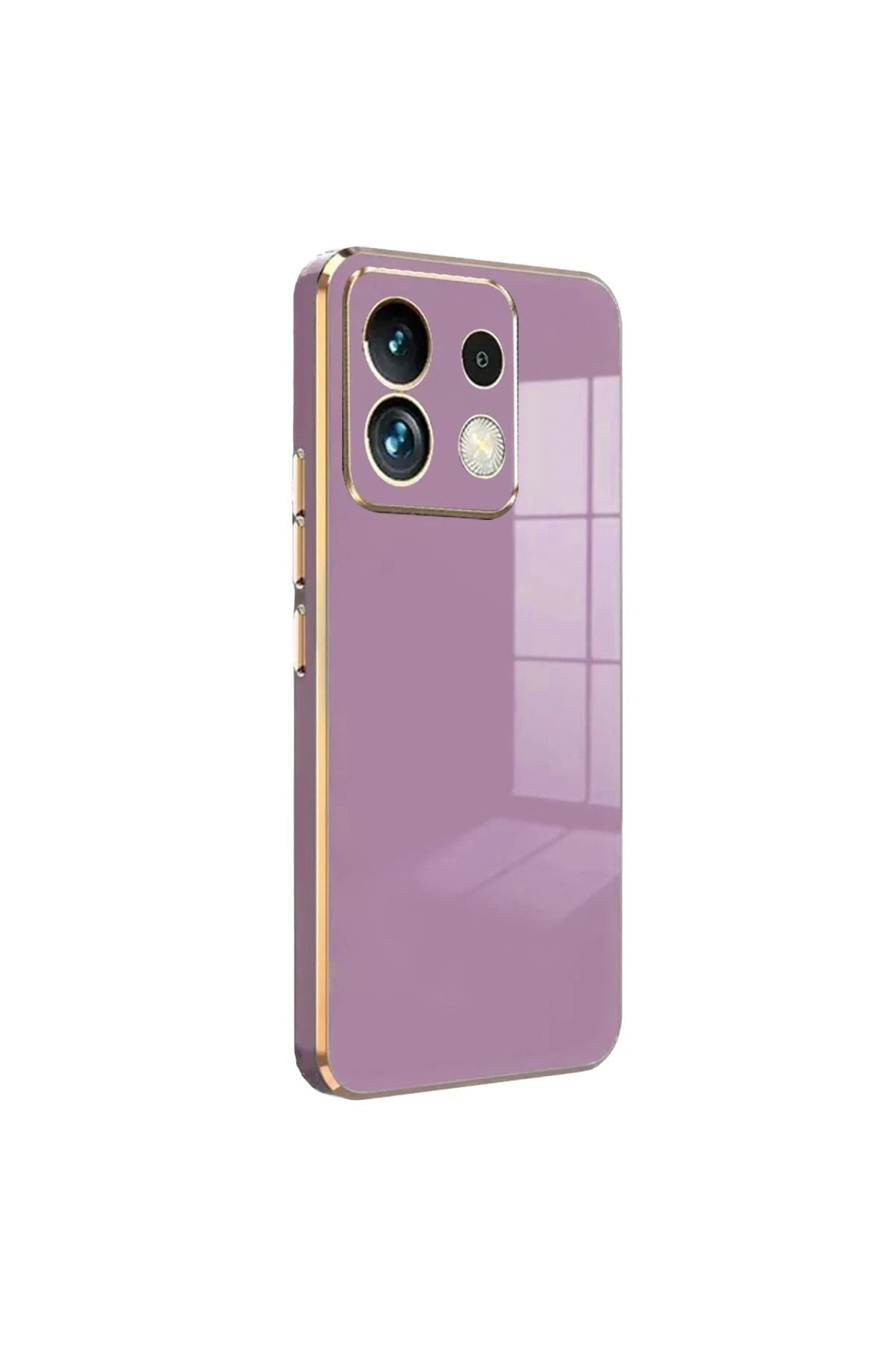 Mey İthalat® Redmi Note 13 Pro 5G Kılıf Volet Silikon - Mor