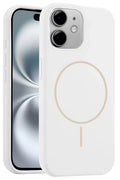 Mey İthalat® iPhone 11 Kılıf Jully Magsafe Kapak - Beyaz