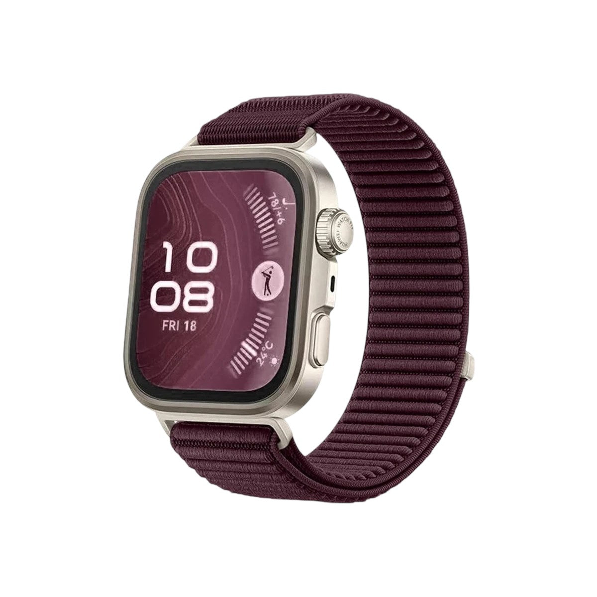 Mey İthalat® Huawei Fit 4 Braid Kordon - Mürdüm