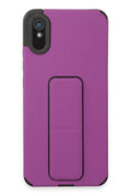 Mey İthalat® Redmi 9A Kılıf Mega Standlı Silikon - Mor
