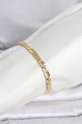 Mey İthalat® CM 14K Gold Renk Kalın Zincir Model Kadın Bileklik