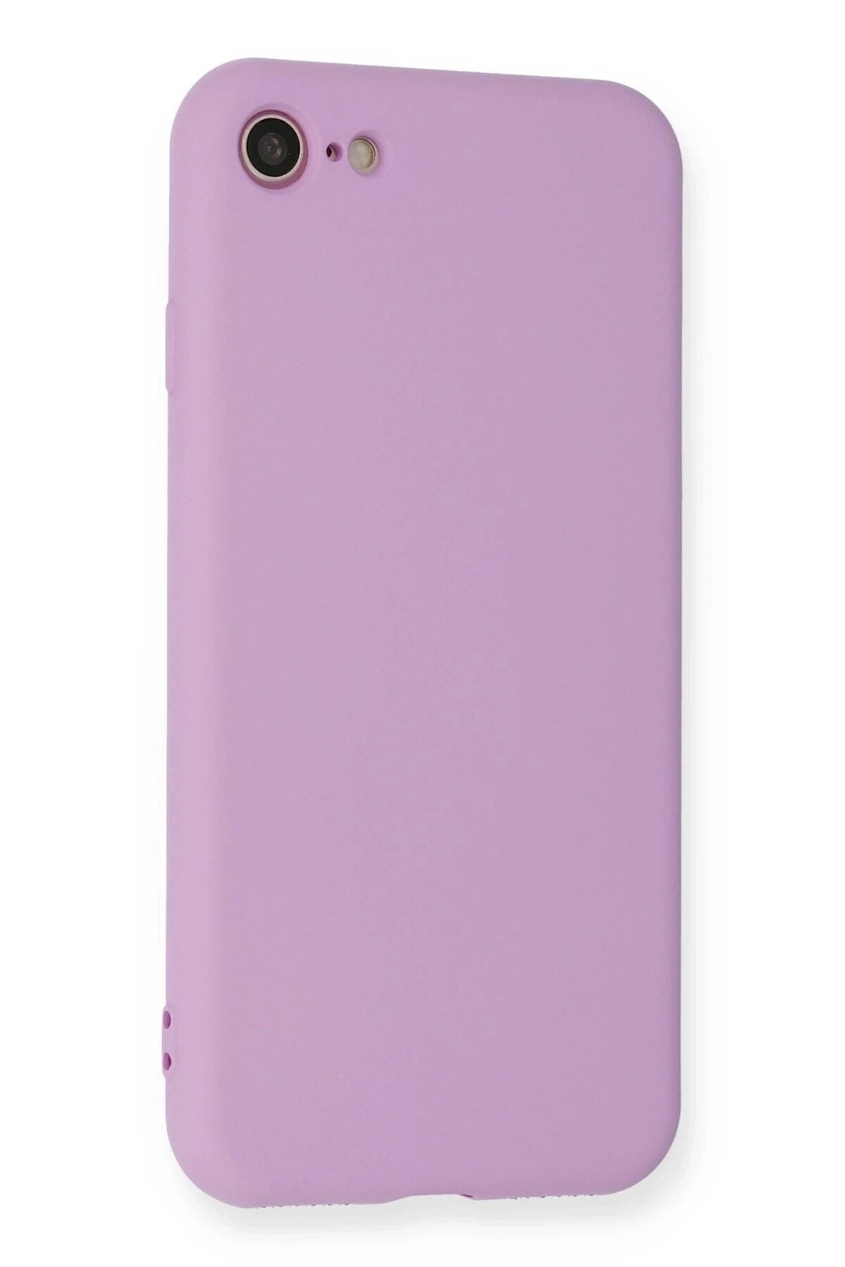 Mey İthalat® iPhone 7 Kılıf Nano içi Kadife Silikon - Lila