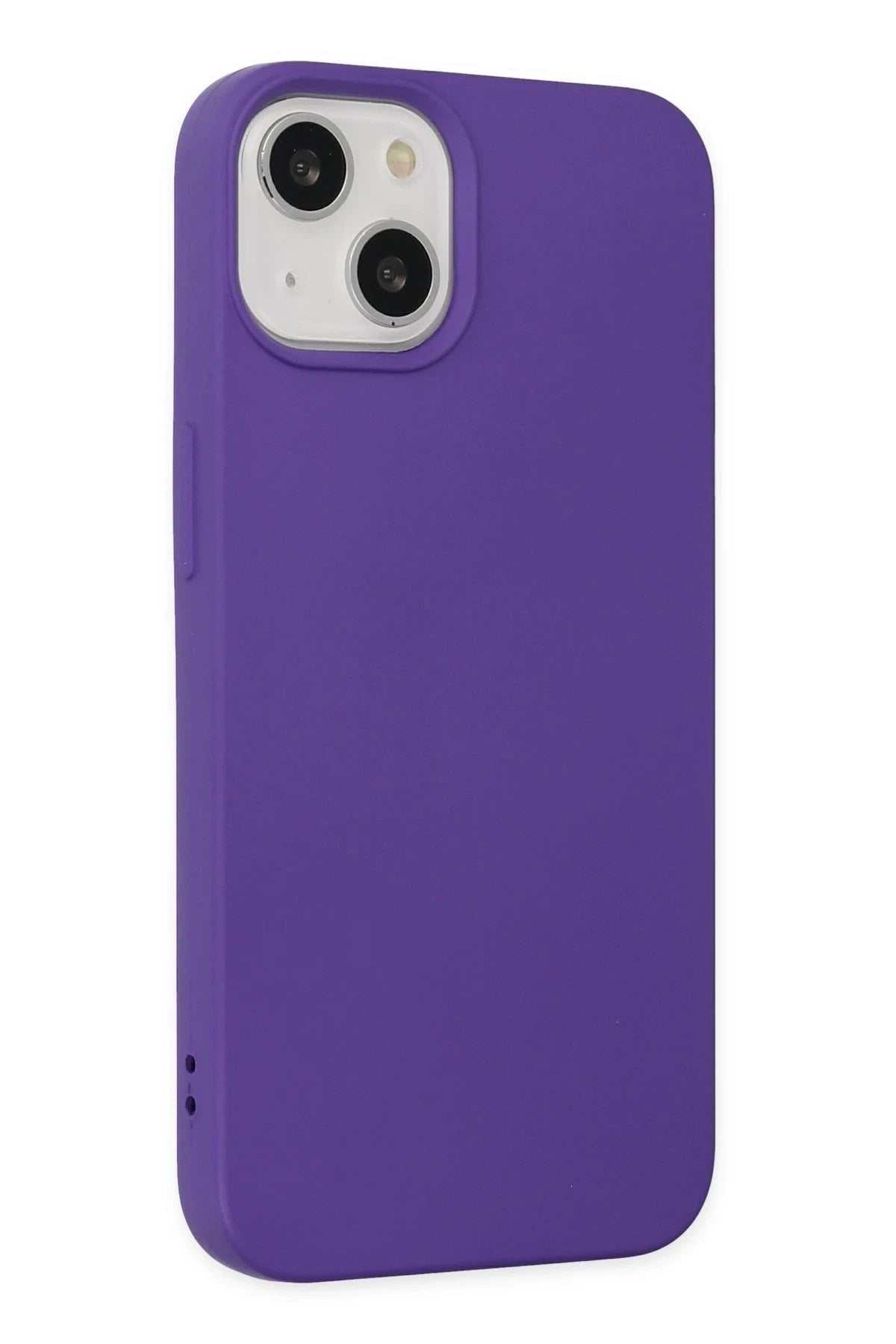 Mey İthalat® iPhone 14 Plus Kılıf Nano içi Kadife Silikon - Mor