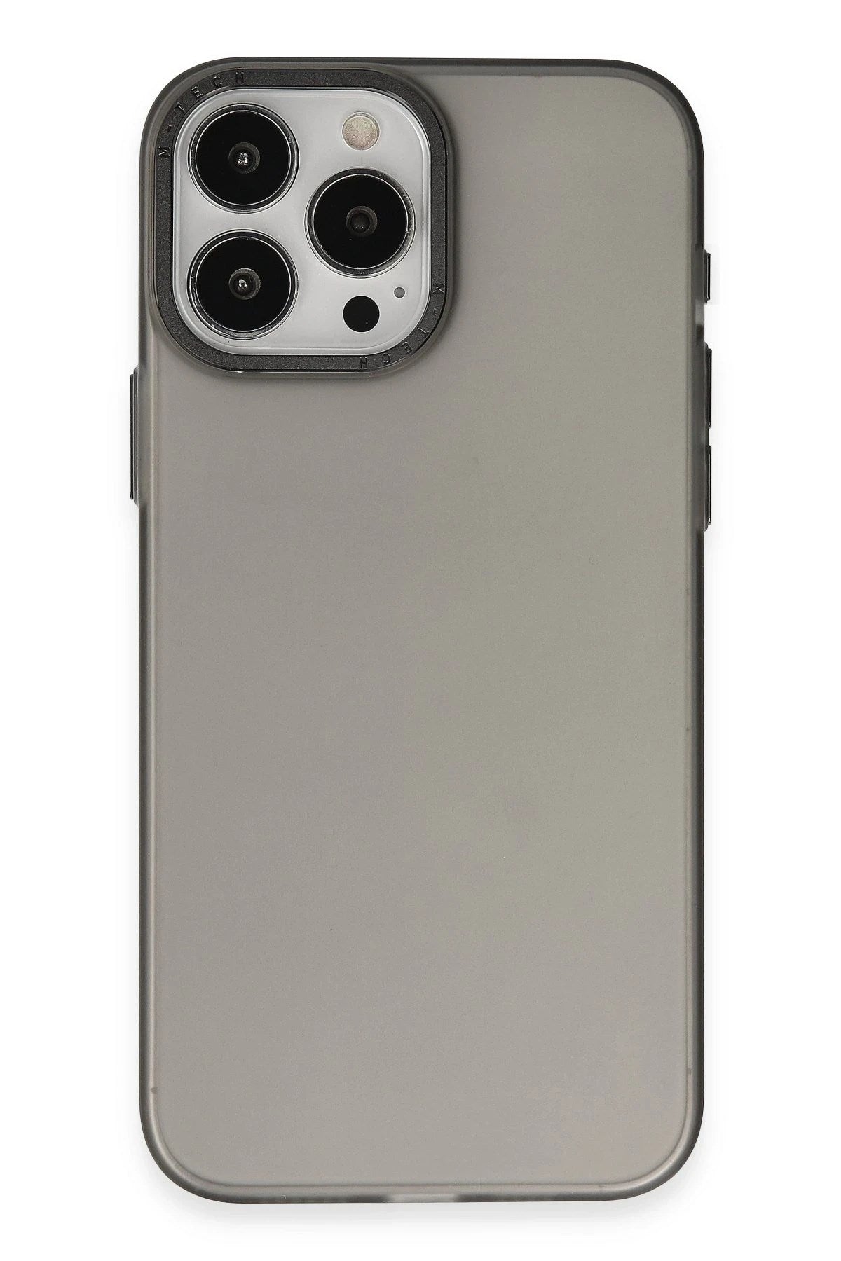 Mey İthalat® iPhone 15 Pro Kılıf Modos Metal Kapak - Siyah