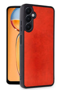 Mey İthalat® Samsung Galaxy A56 Kılıf Aras Deri Kapak - Kırmızı