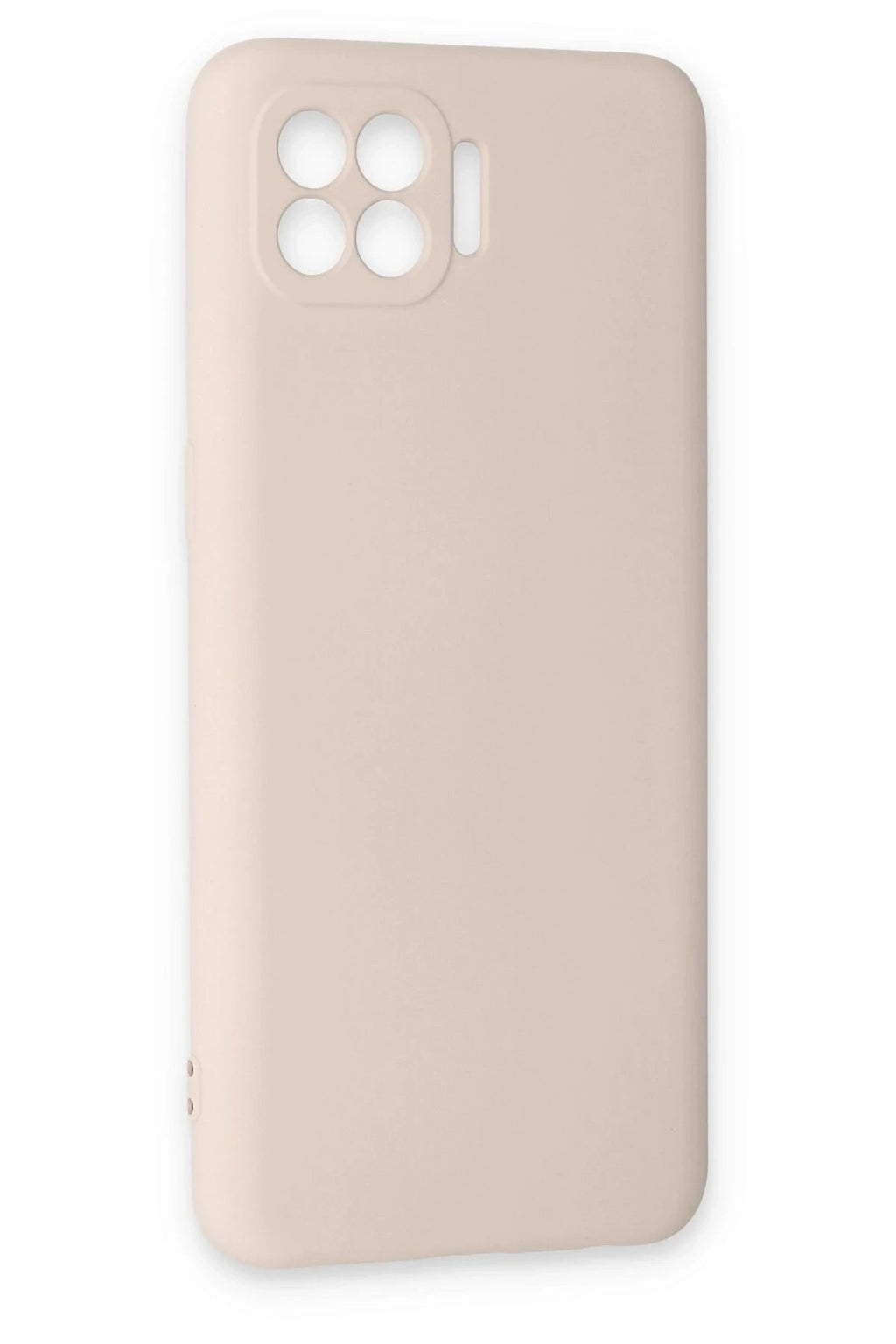 Mey İthalat® Reno 4 Lite Kılıf Nano içi Kadife Silikon - Pudra