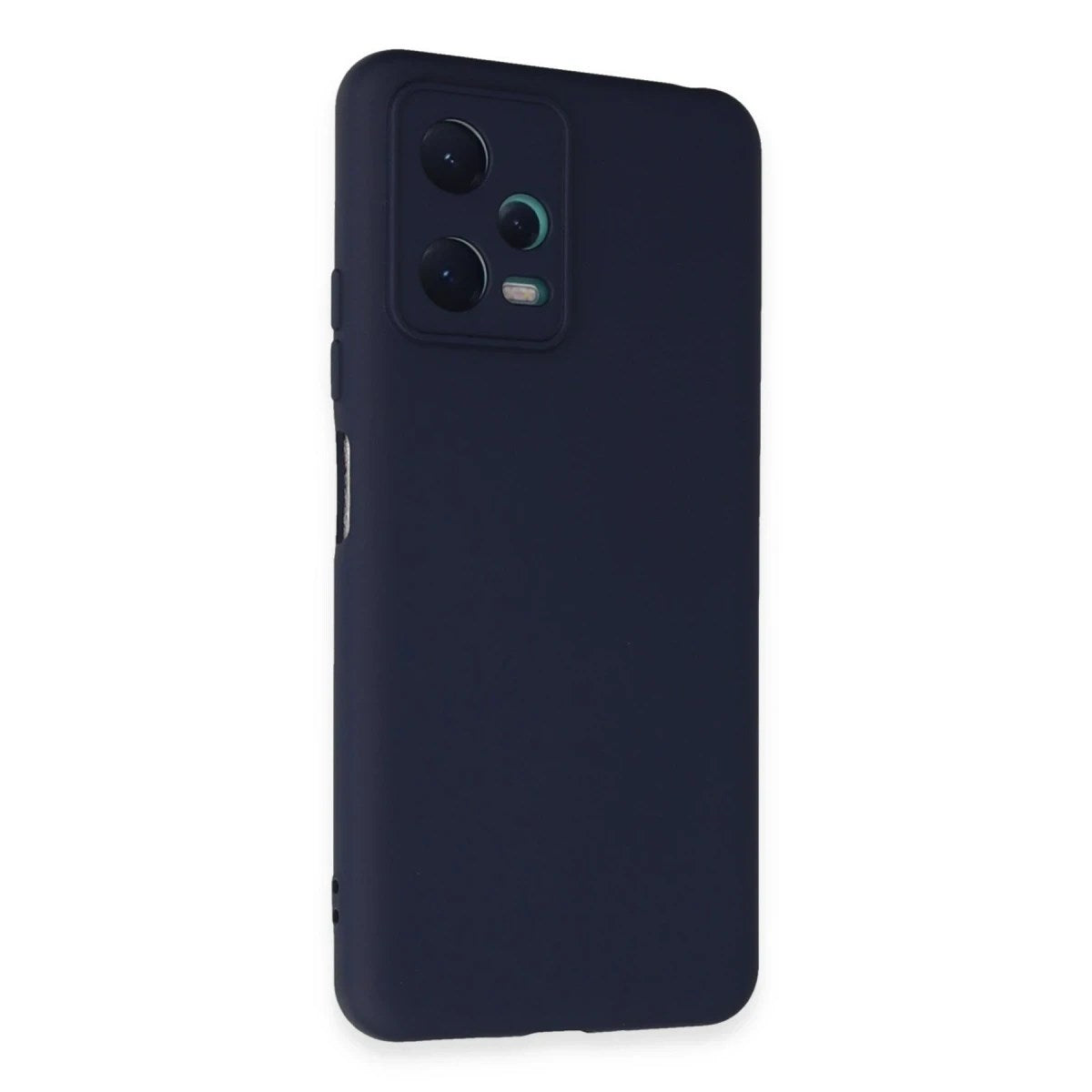 Mey İthalat® Redmi Note 12 5G Kılıf Nano içi Kadife Silikon - Lacivert
