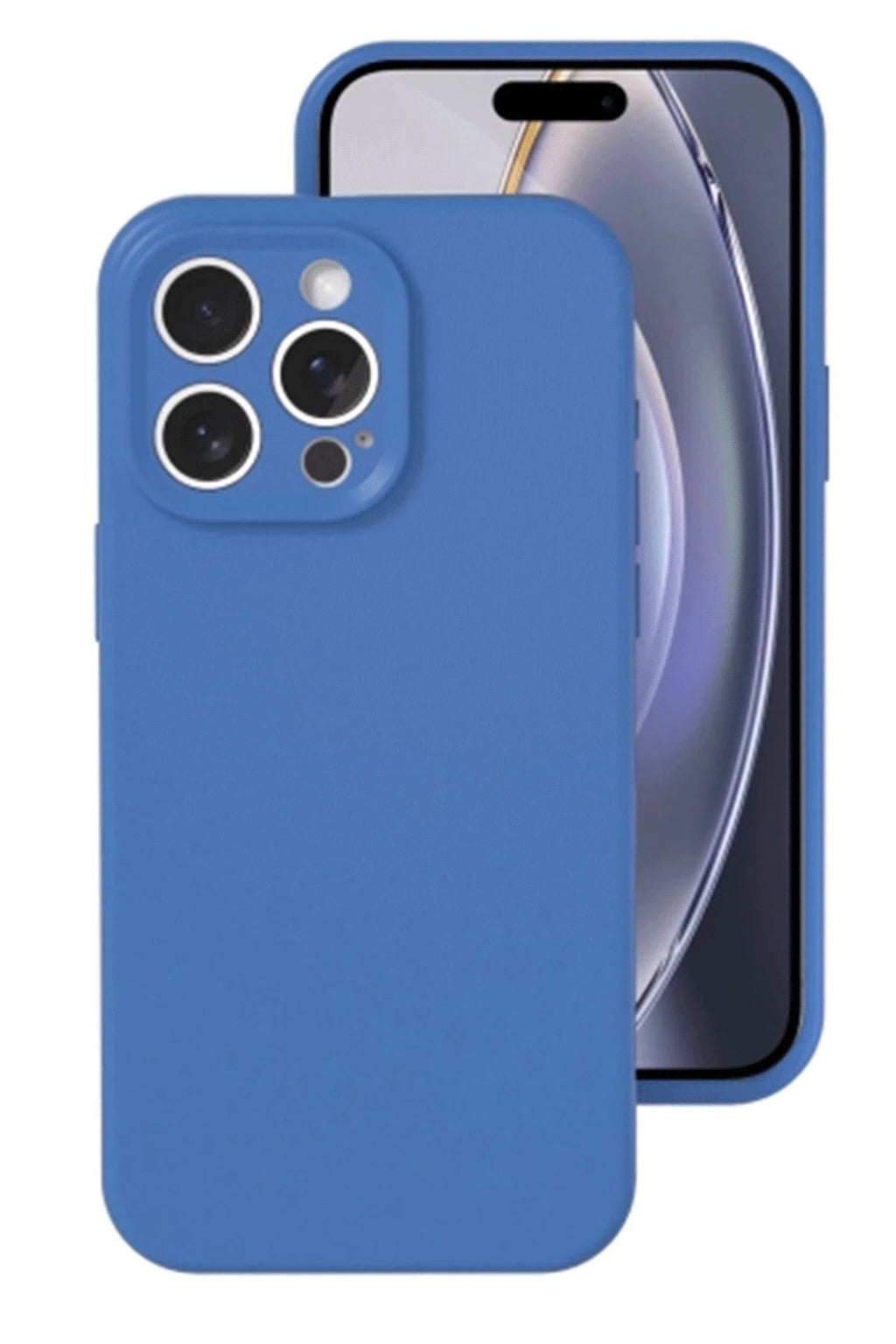 Mey İthalat® iPhone 16 Pro Kılıf Nano içi Kadife Silikon - Mavi