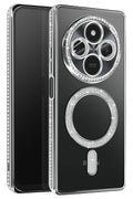Mey İthalat® Redmi 14C Joke Simli Magneticsafe Kılıf - Gümüş