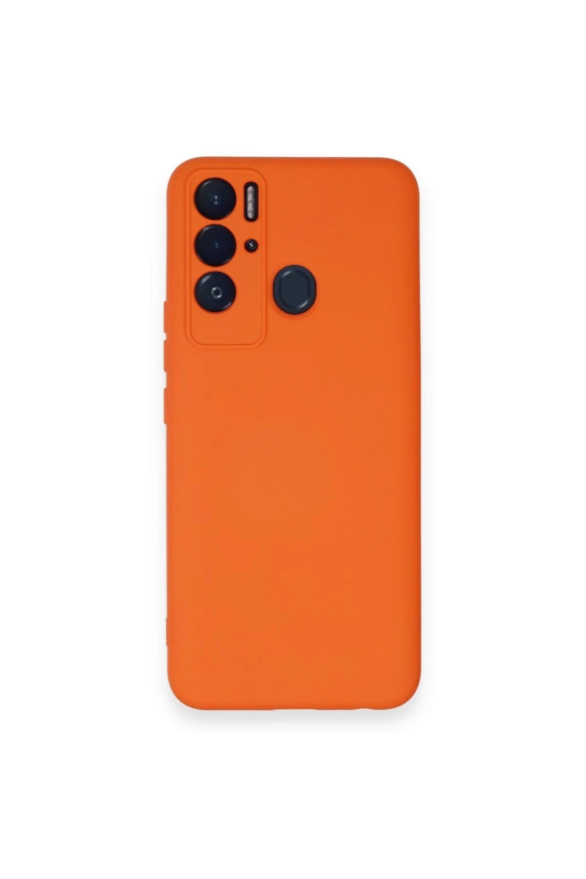 Mey İthalat® Tecno Pova Neo Kılıf Nano içi Kadife Silikon - Turuncu