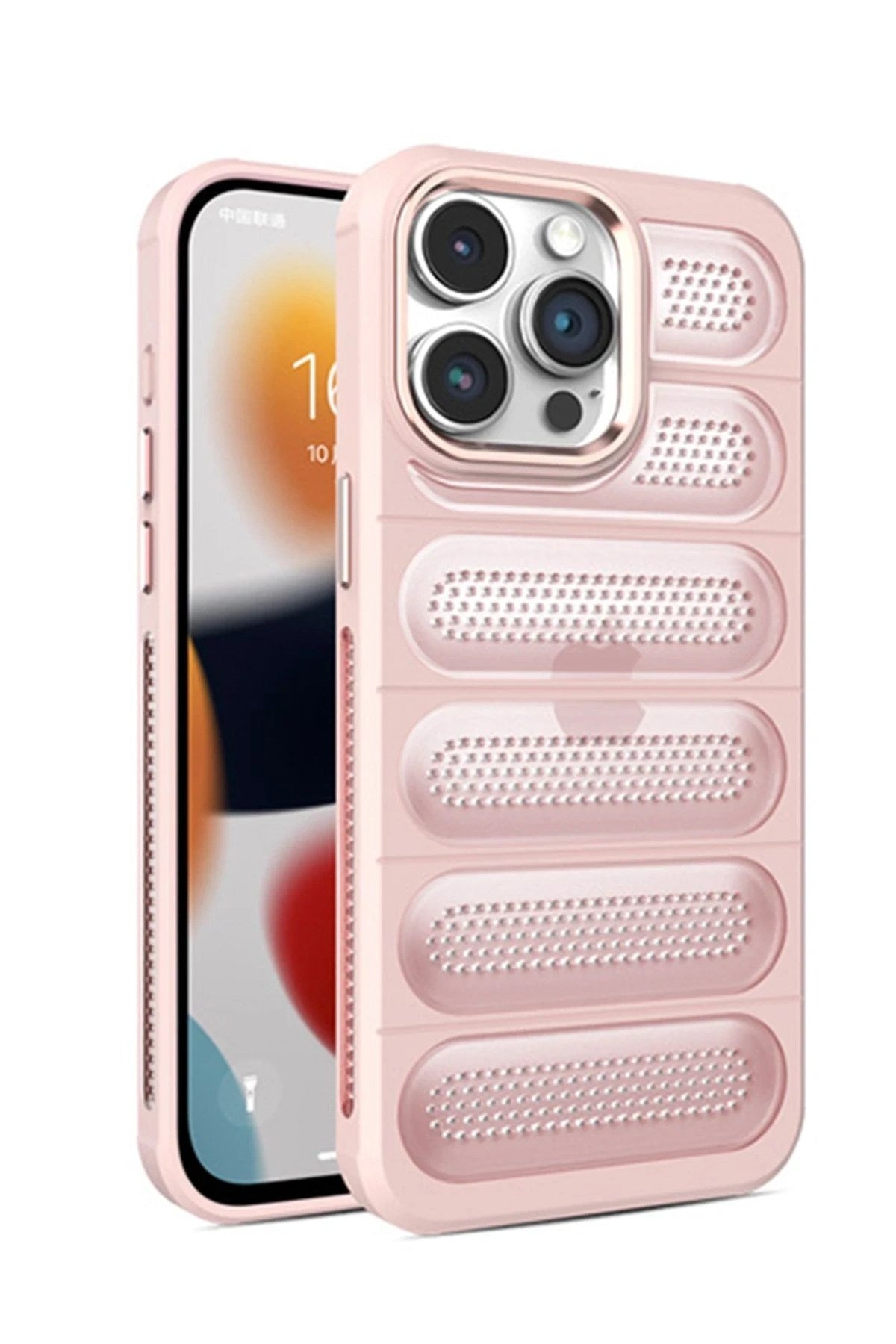 Mey İthalat® iPhone 14 Pro Kılıf Airmax Silikon Kapak - Pembe