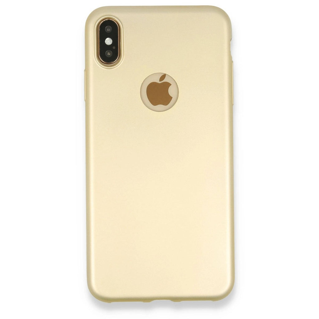 Mey İthalat® iPhone XS Max Kılıf First Silikon - Gold
