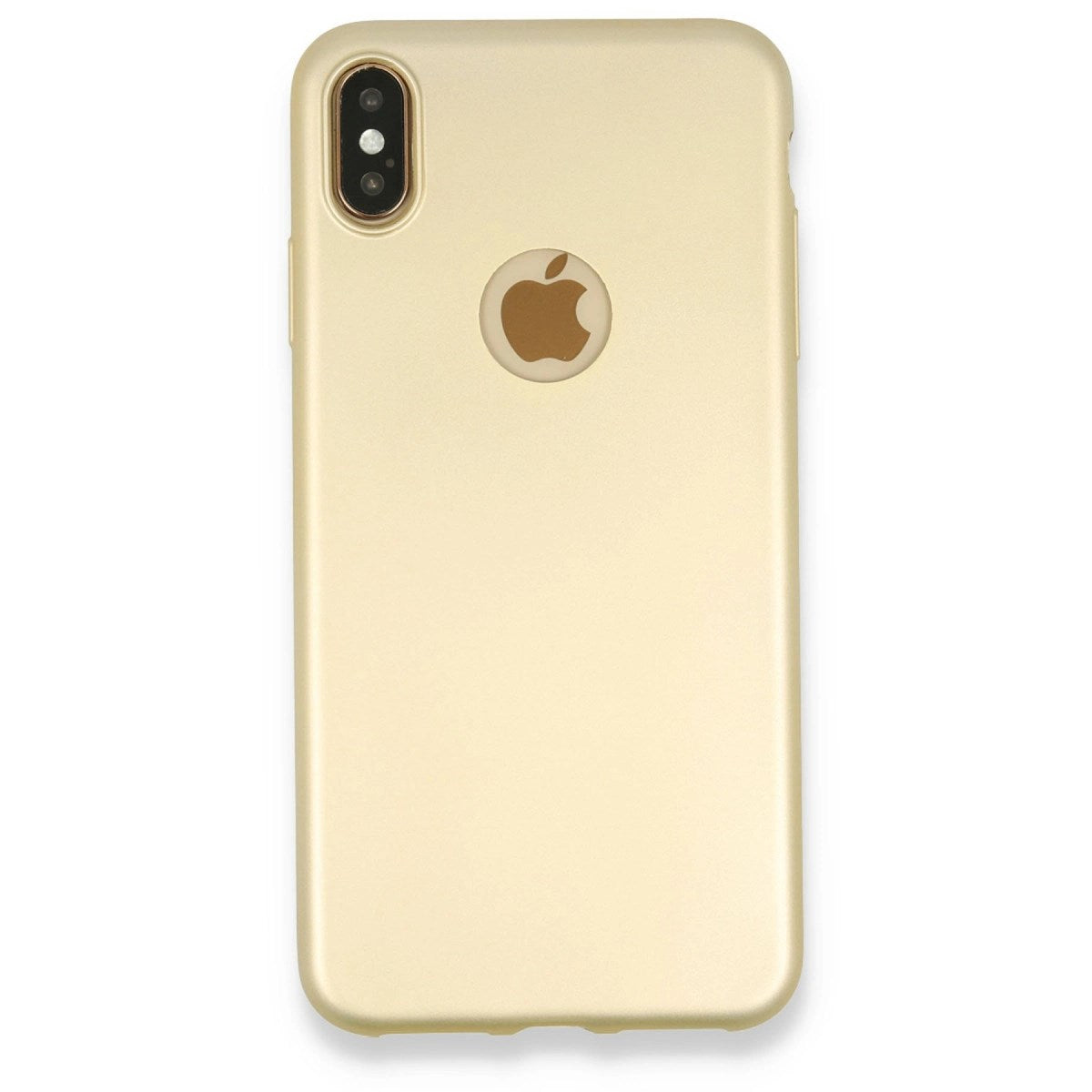 Mey İthalat® iPhone XS Max Kılıf First Silikon - Gold