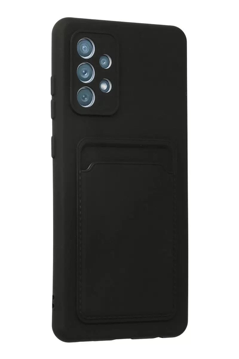 Mey İthalat® Samsung Galaxy A33 5G Kılıf Kelvin Kartvizitli Silikon - Siyah