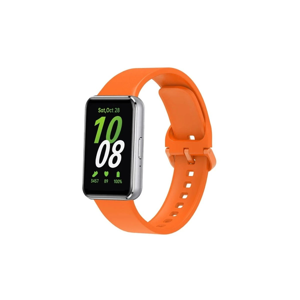 Mey İthalat® Samsung Galaxy Fit 3 Klasik Kordon - Turuncu