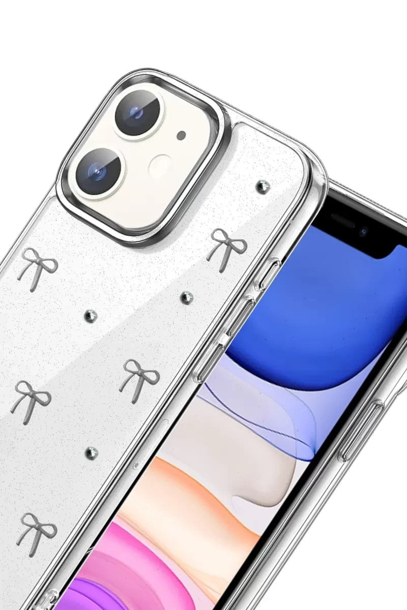 Mey İthalat® iPhone 12 Fiyonk Desenli Kapak - Desen 5