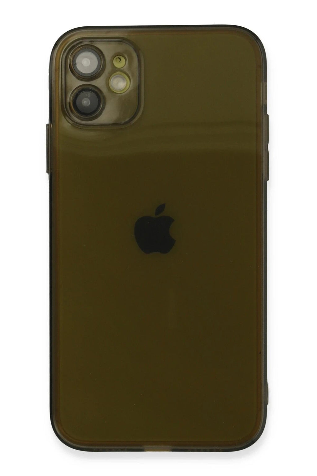 Mey İthalat® iPhone 12 Kılıf Fly Lens Silikon - Siyah