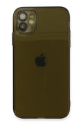 Mey İthalat® iPhone 12 Kılıf Fly Lens Silikon - Siyah