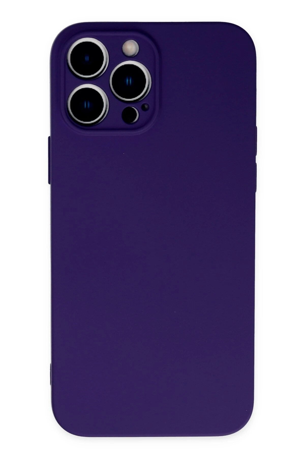 Mey İthalat® iPhone 13 Pro Max Kılıf Nano içi Kadife Silikon - Mor