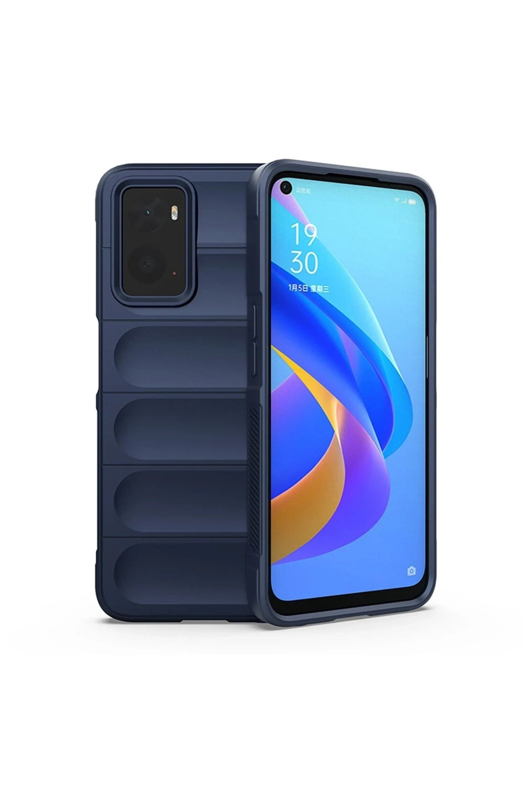 Mey İthalat® Realme 9i 4G Kılıf Optimum Silikon - Lacivert
