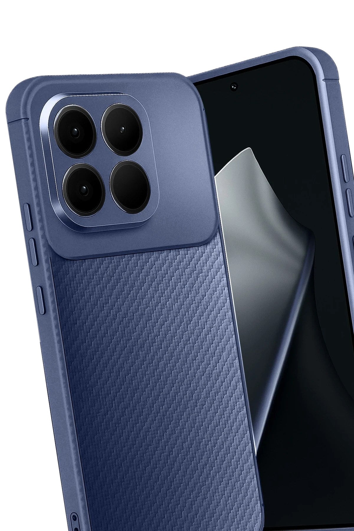 Mey İthalat® Mi 15T Auto Focus Karbon Kapak - Lacivert